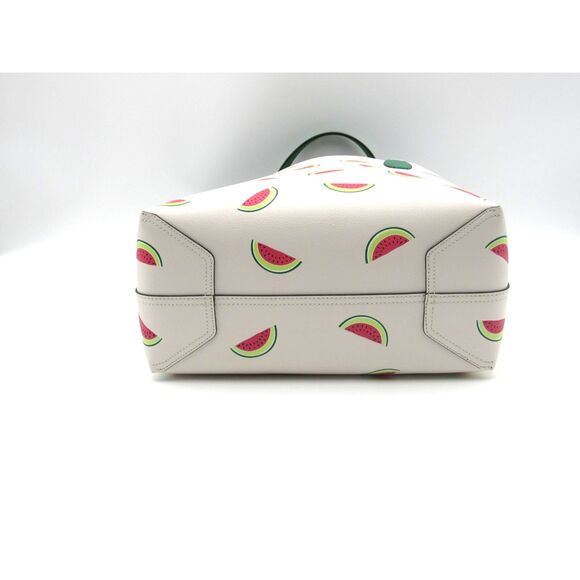 Kate Spade What A Melon Reversible Watermelon Tote Cream Green Multi - Picture 4 of 7